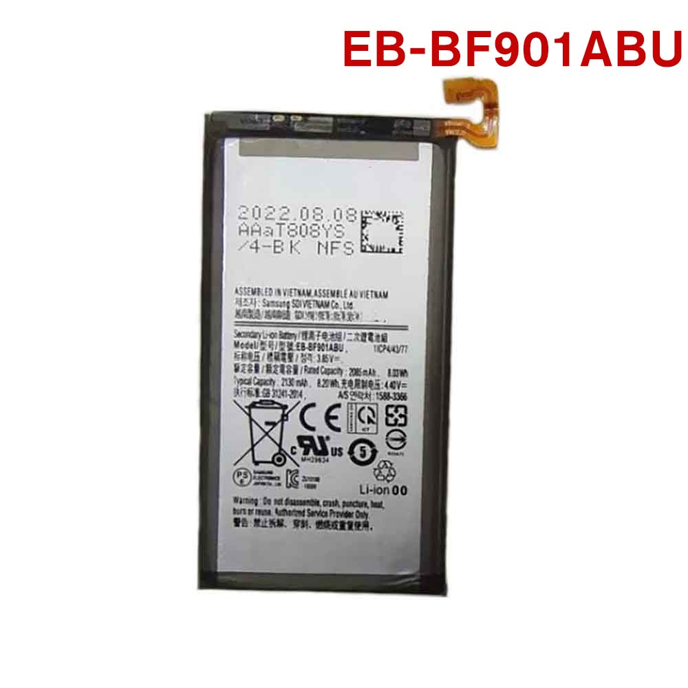 Batería para Notebook-3ICP6/63/samsung-EB-BF901ABU